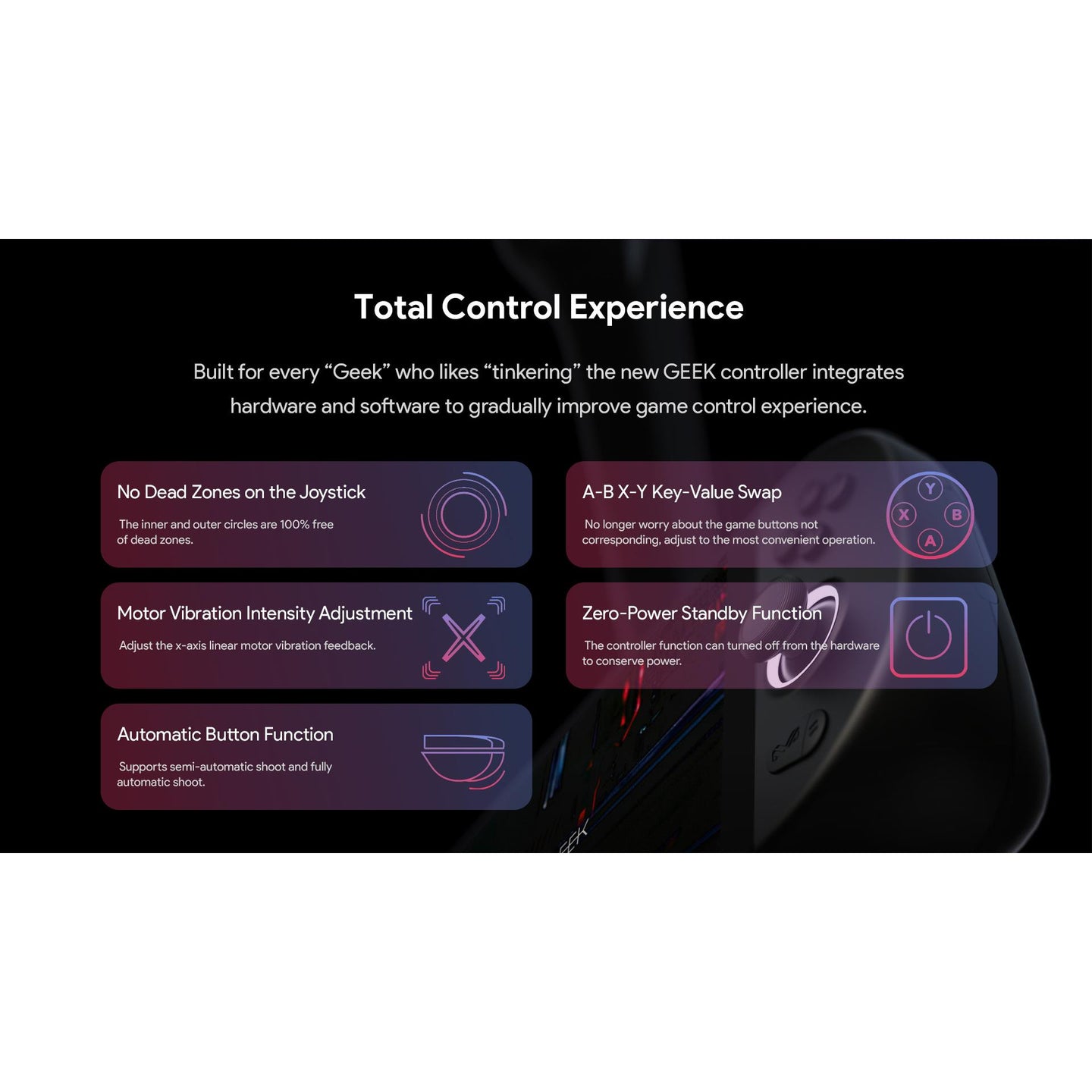 Ayaneo Geek Handheld PC Gaming Console 6800U (16GB+512GB) - Fantasy Black AYANEO