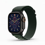 Apple Watch Ultra 2 49mm Titanium Case Black/Green Alpine Loop (M) GPS + Cellular Smartwatch - Pristine - Refurbished