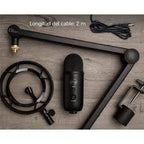Logitech Blue Yeticaster – Complete Blue Yeti Mic Kit for Streaming & Recording, Black (Copy) Logitech