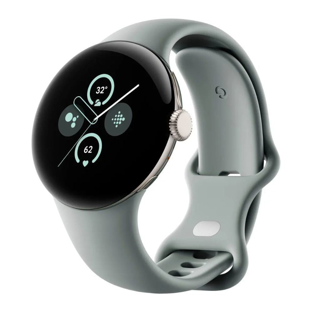 Google Pixel Watch 2 LTE - Obsidian, Champagne/ Gold/ Polished Silver Google