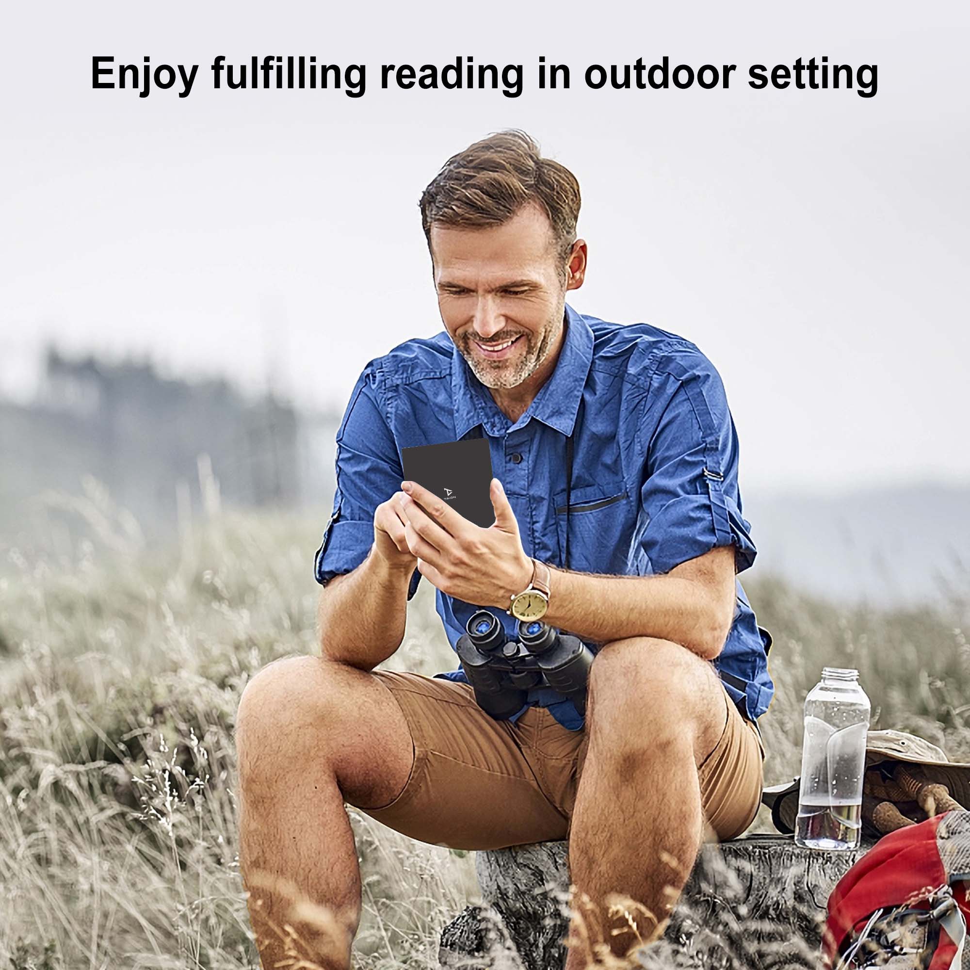 Trion Nex Ebook-Reader - 6" E-Ink Touchscreen, Quad-Core, 32GB Storage, Android 8.1 - Black - Excellent Refurbished Trion