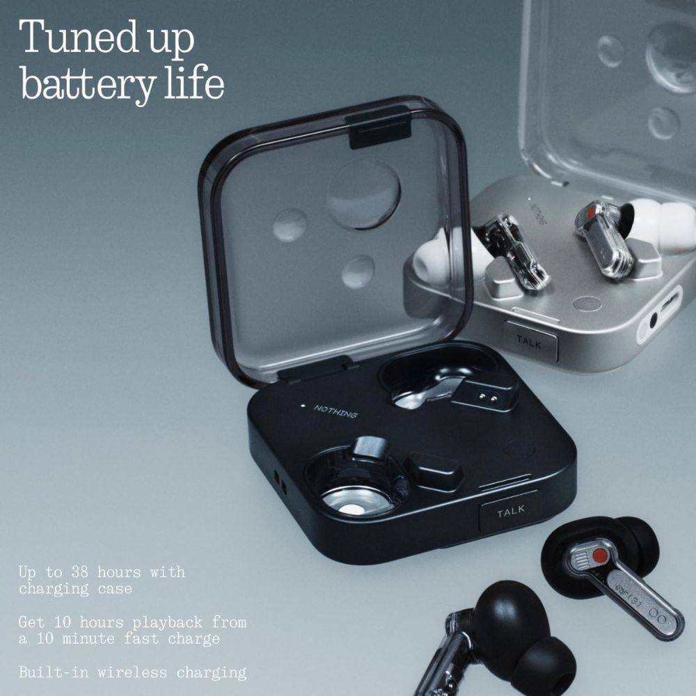 Nothing Ear (3) B171 Wireless Earbuds - Black, White - Pristine - Refurbished (Copy) Nothing