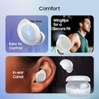 Samsung Galaxy Buds Core SM-R410 (2025) Bluetooth 5.4 ANC Wireless Earbuds – 35h Battery, Black & White - Pristine - Refurbished SAMSUNG