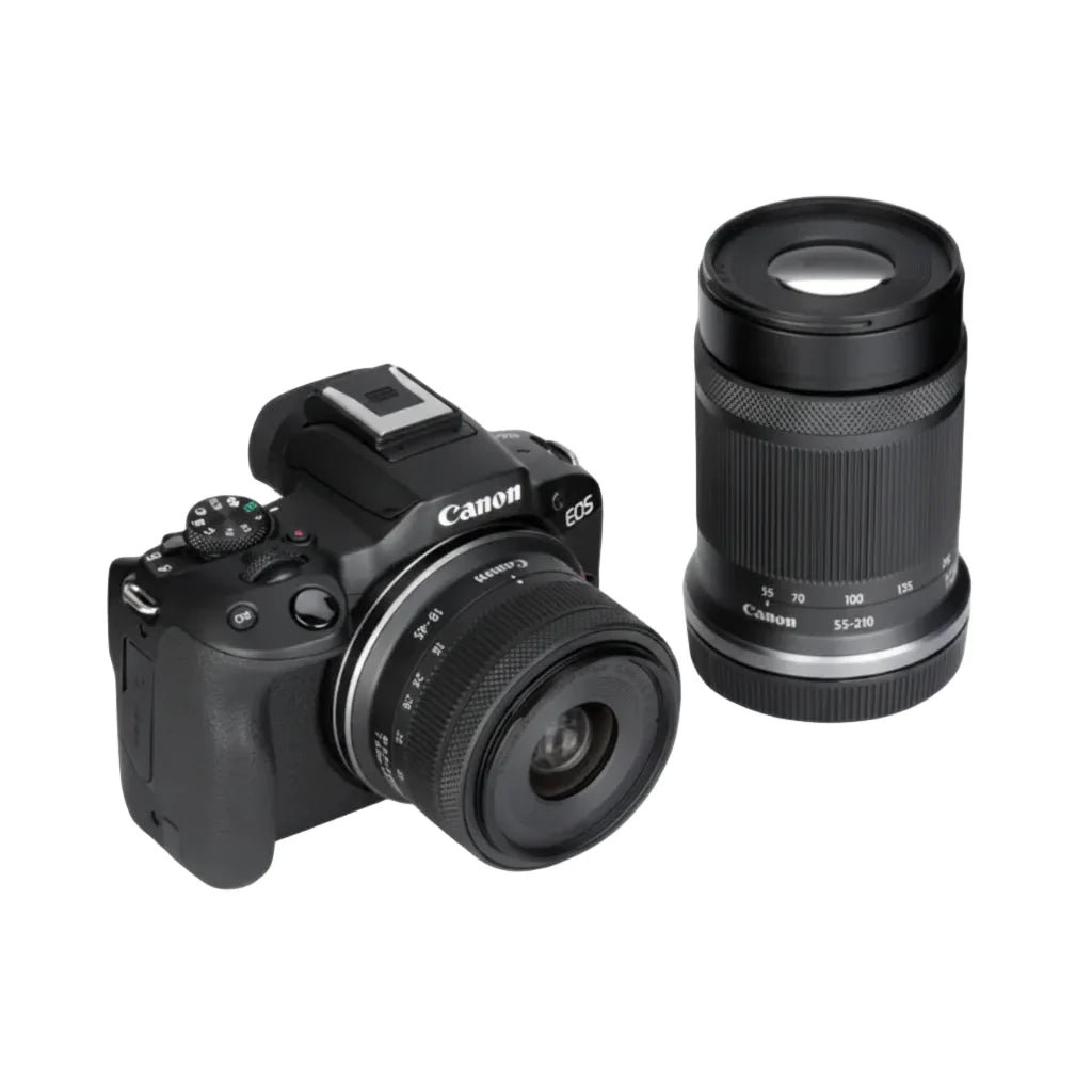 Canon EOS R50 Mirrorless Camera Kit (Black) with RF-S 18-45mm & RF-S 55-210mm Lens Bundle (Copy) canon