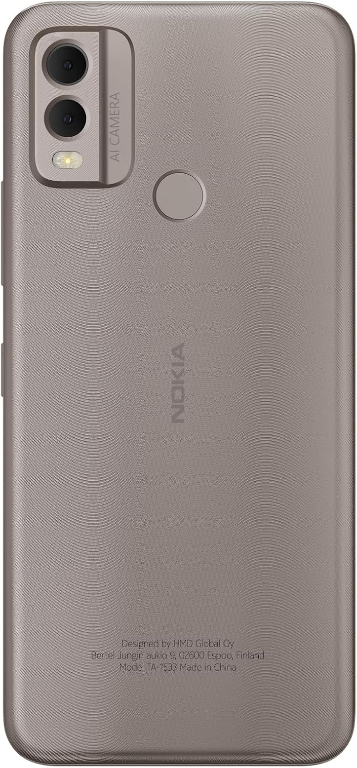 Nokia C22 2GB-4G RAM, 64GB Storage, Charcoal Black / Sand - Acceptable - Refurbished Nokia