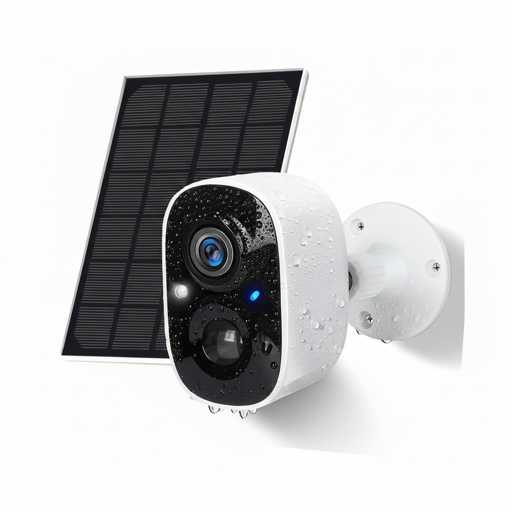 1080P HD Outdoor Solar WiFi Security Camera with Night Vision, Motion Detection & Two-Way Audio Generic
