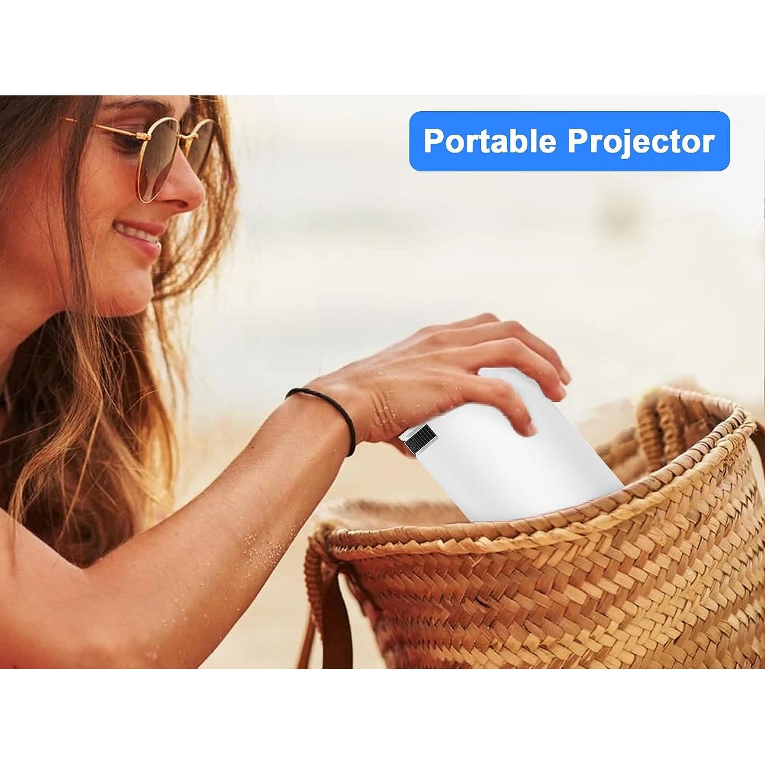 Magcubic HY300 Portable 4K Decoding Projector - WiFi6, Android 11, Bluetooth 5.0 - Ultra-Sharp Imaging, Smart Connectivity, Superior Audio ( Box Damage ) Magcubic