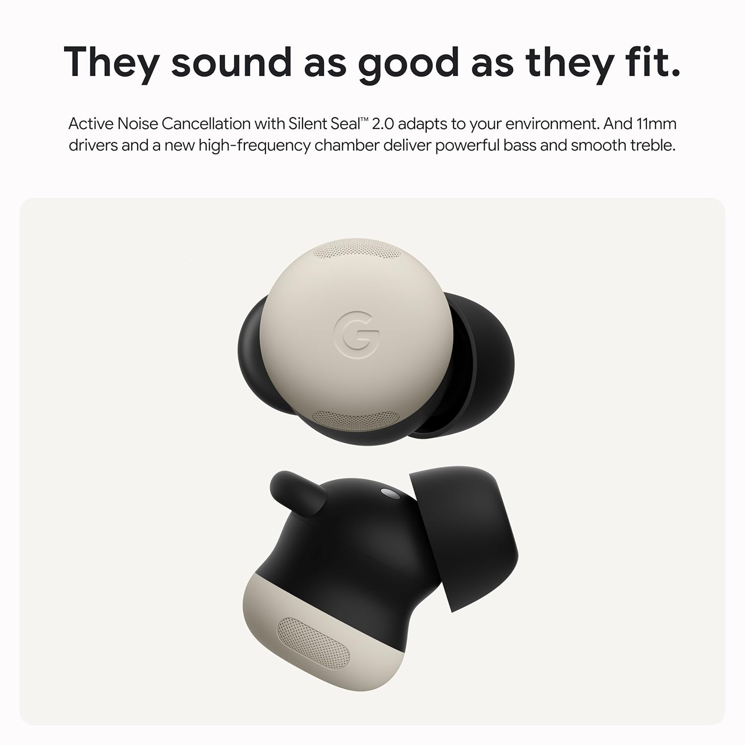 Google Pixel Buds Pro 2 (Porcelain) – Wireless Noise-Cancelling Earbuds with Adaptive Sound & Long Battery Life (Copy) Google Pixel