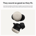 Google Pixel Buds Pro 2 (Porcelain) – Wireless Noise-Cancelling Earbuds with Adaptive Sound & Long Battery Life (Copy) Google Pixel