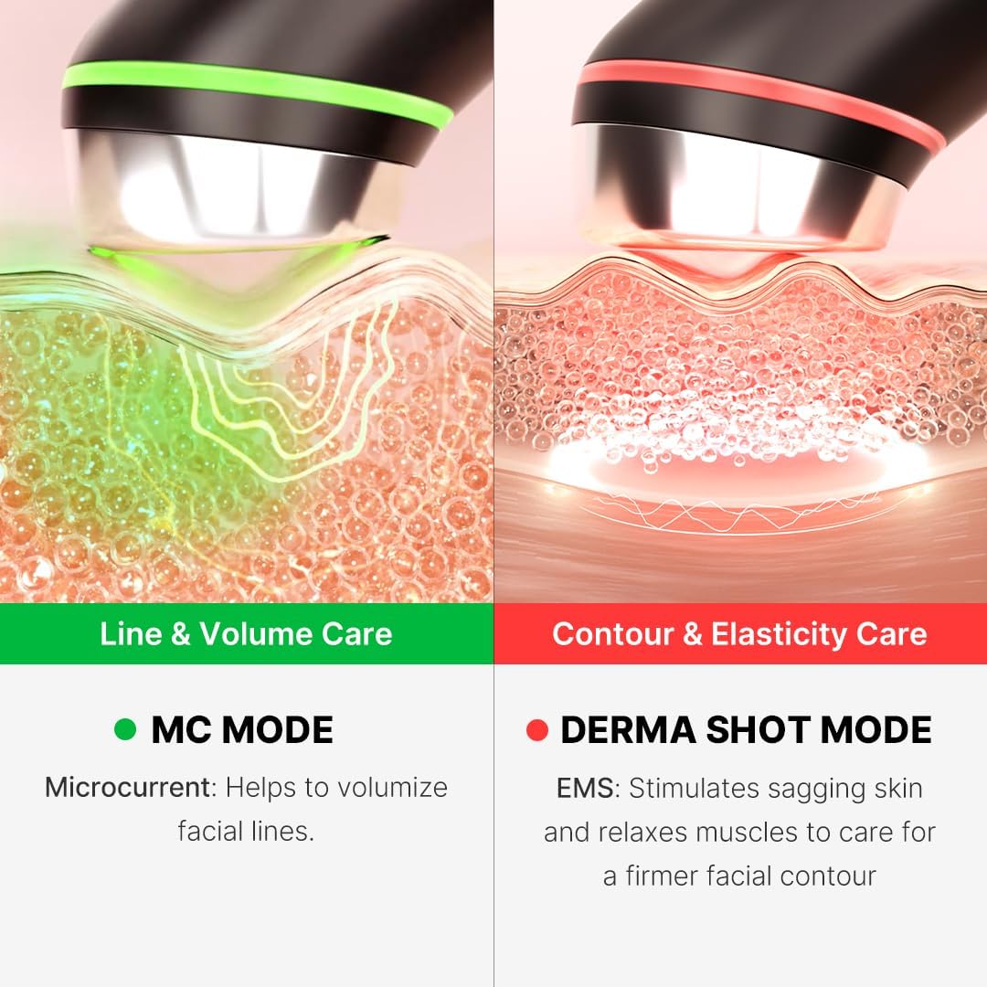 Medicube Age-R Booster Pro - 6-in-1 Real Glass Glow Device | Enhanced Absorption, Radiance, Elasticity, Pore Care | LED Anti-Wrinkle Korean Skin Care Device