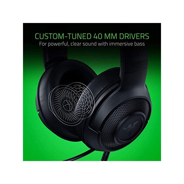Razer Kraken X Multi-Platform Wired Gaming Headset - Black (Open Never Used) Razer