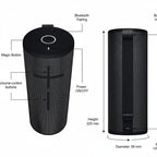 Ultimate Ears Megaboom 3 Portable Bluetooth Speaker - Black -  Pristine - Refurbished (Copy) Ultimate Ears