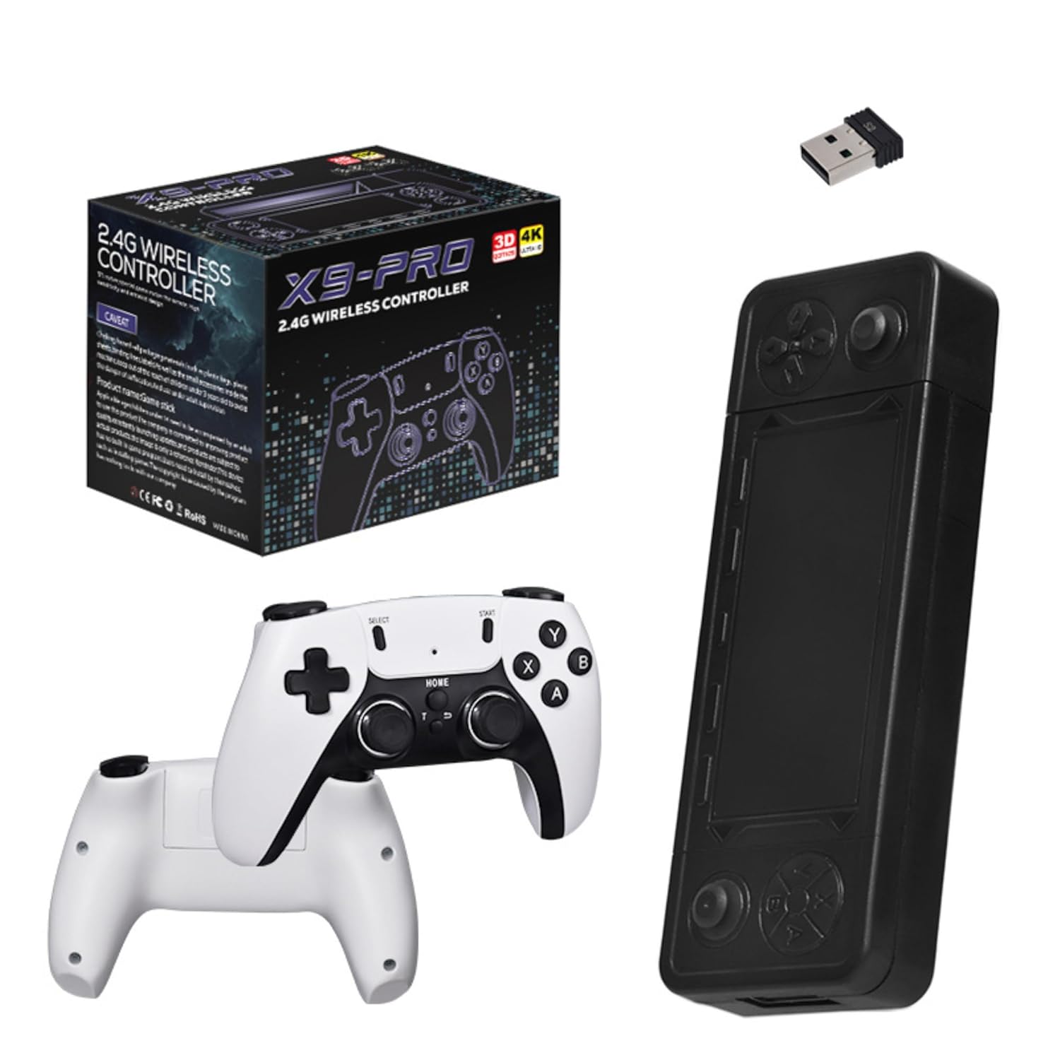 TRISTAR ONLINE X9-Pro Retro Gaming 2.4G Wireless Controller Pristine - Refurbished