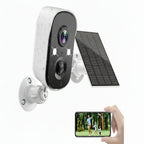1080P HD Outdoor Solar WiFi Security Camera with Night Vision, Motion Detection & Two-Way Audio Generic