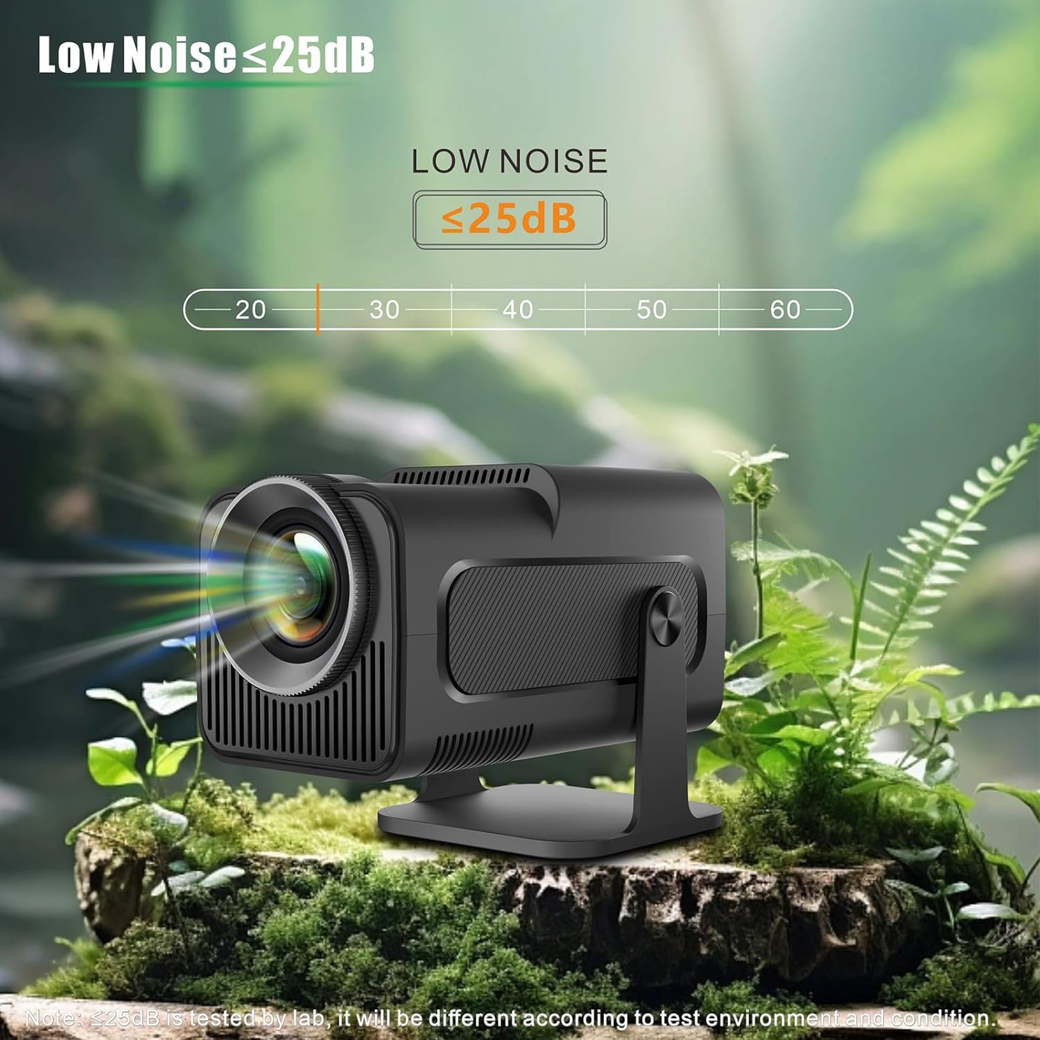 Magcubic HY320 Projector - Grey WiFi 6, BT 5.0, Android 11 - Native 1080P/4K Decoding - 180° Rotatable - Auto Keystone Correction - Hi-Fi Speaker (Copy) Magcubic