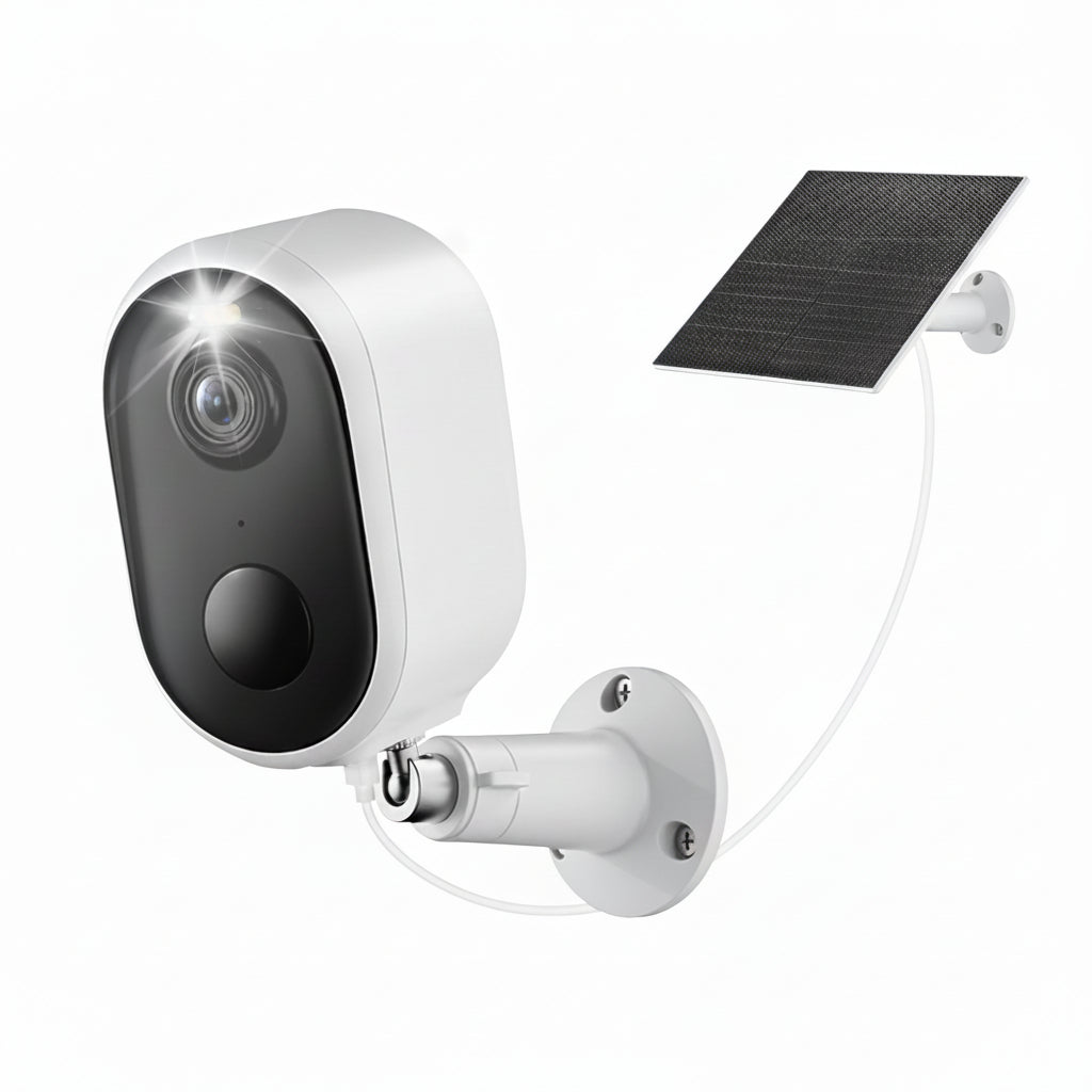 1080P HD Outdoor Solar WiFi Security Camera with Night Vision, Motion Detection & Two-Way Audio Generic