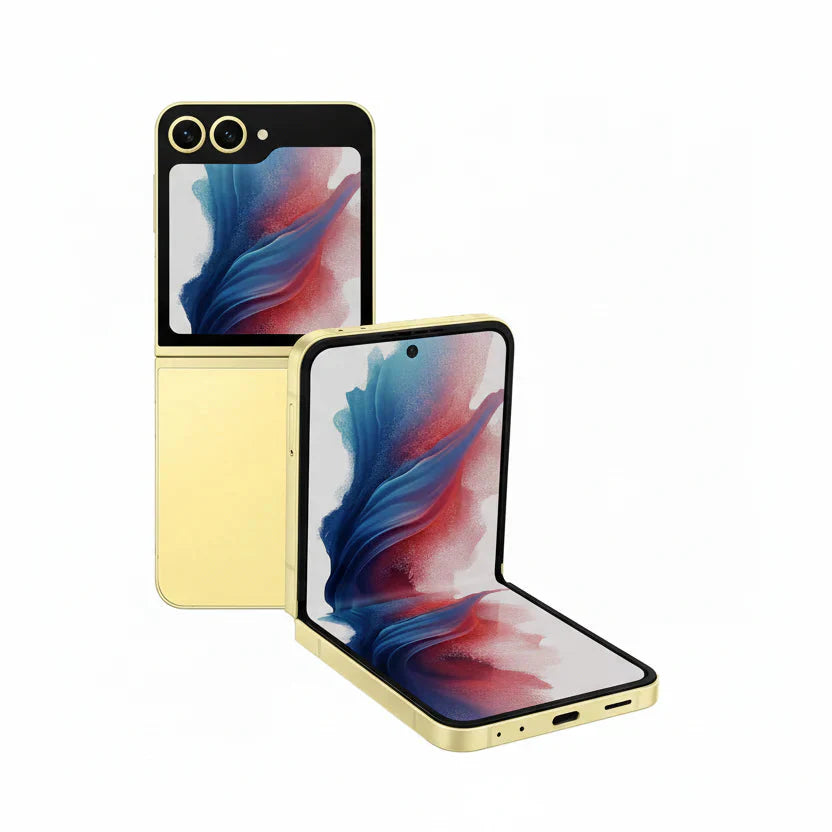 Samsung Galaxy Z Flip6 5G 12GB RAM 256/512GB - Blue/Mint/Silver/Yellow/Black/Green/Peach - Refurbished - Pristine Samsung