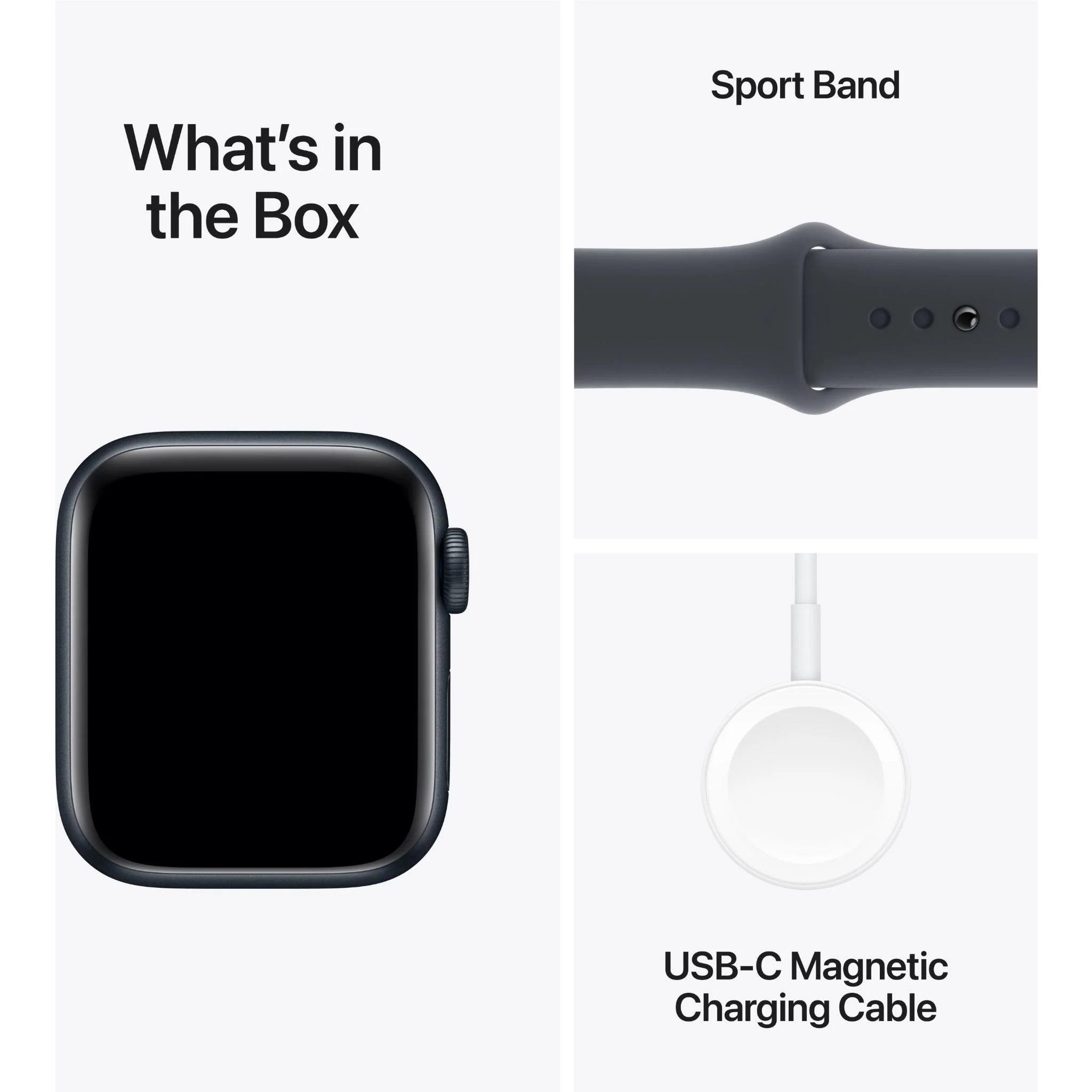 Apple Watch SE 2nd Gen 40mm Aluminium Case GPS + Cellular Sport Band - Midnight (S/M) - AU Version