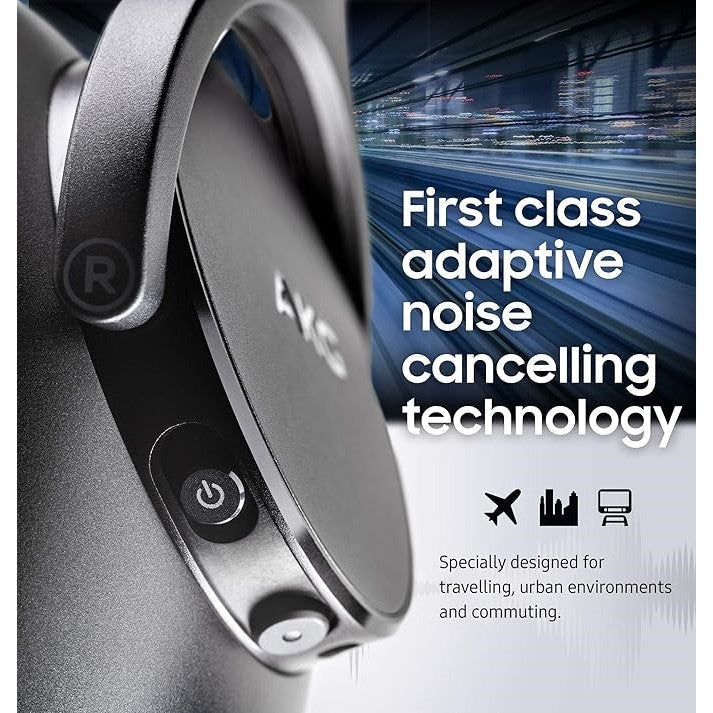 Samsung AKG - N700NCM2 Wireless Noise Cancelling On-Ear Headphones - Black - Pristine - Refurbished SAMSUNG