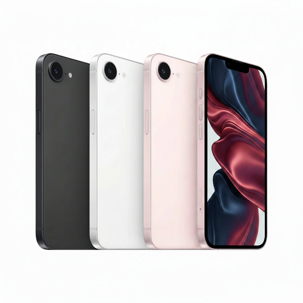 Apple iPhone 17e 256GB, 512GB - Black, Soft Pink, White – Powerful A-Series Smartphone with Advanced Camera - Acceptable - Refurbished (Copy) Apple