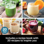 Powerful Ninja Nutri-Blender Plus 900W Personal Blender for Smoothies, Shakes & Ice Crushing Black - (AU Version) - Pristine - Refurbished