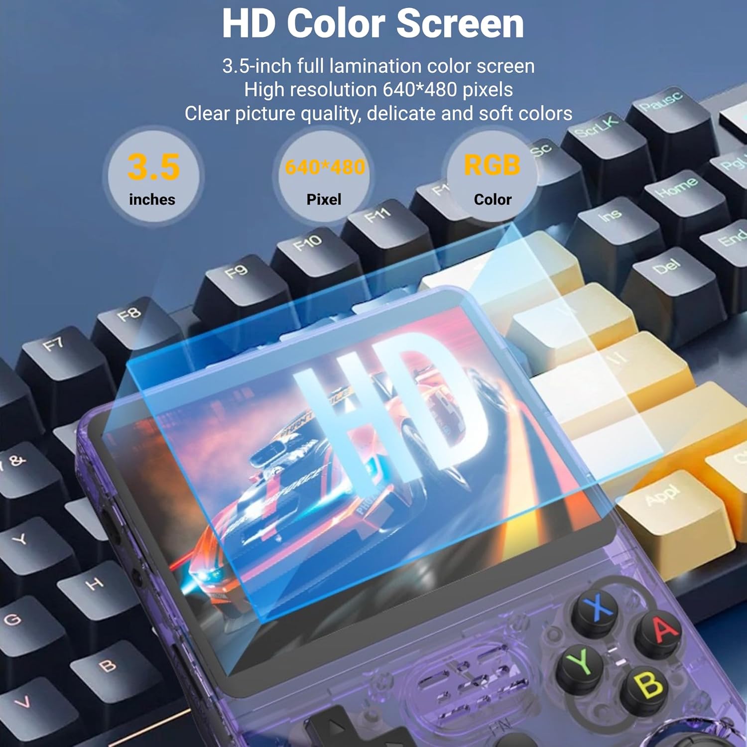 R36S 3.5-inch Handheld Retro Gaming Console - Portable, Open Source Linux System, Emulator Support