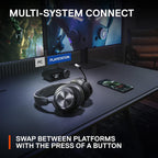 SteelSeries Arctis Nova Pro Wireless + Bluetooth - PC, PlayStation & Switch - Active Noise Cancellation, Dual 36+ Hour Battery, AI Noise-Cancelling ClearCast Gen 2 Mic