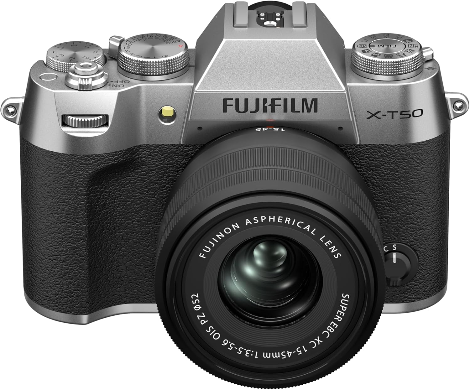 Fujifilm X-T50 Silver Mirrorless Camera Body – High-Resolution Sensor Fujifilm