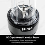 Powerful Ninja Nutri-Blender Plus 900W Personal Blender for Smoothies, Shakes & Ice Crushing Black - (AU Version)