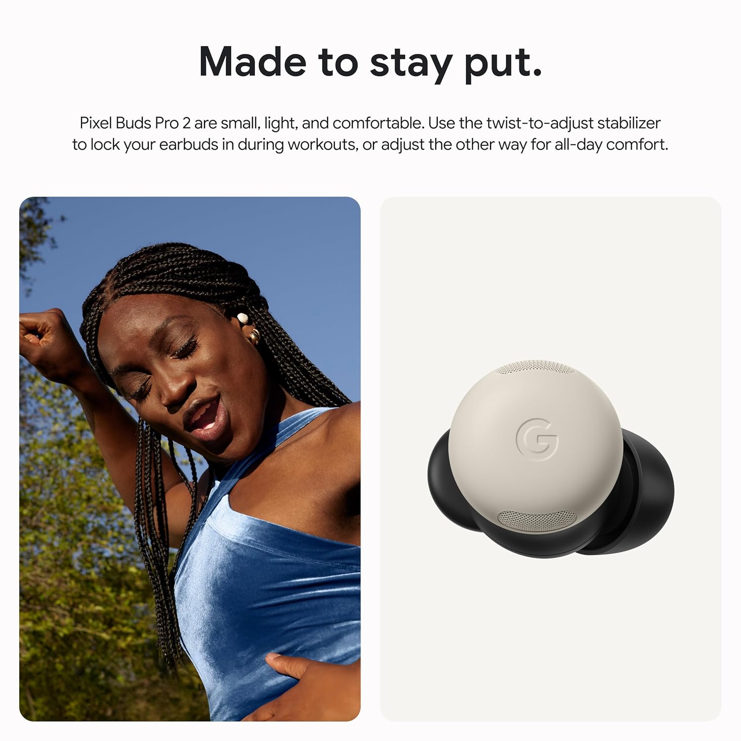 Google Pixel Buds Pro 2 (Porcelain) – Wireless Noise-Cancelling Earbuds with Adaptive Sound & Long Battery Life (Copy) Google Pixel