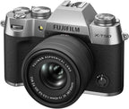 Fujifilm X-T50 Silver Mirrorless Camera Body – High-Resolution Sensor Fujifilm