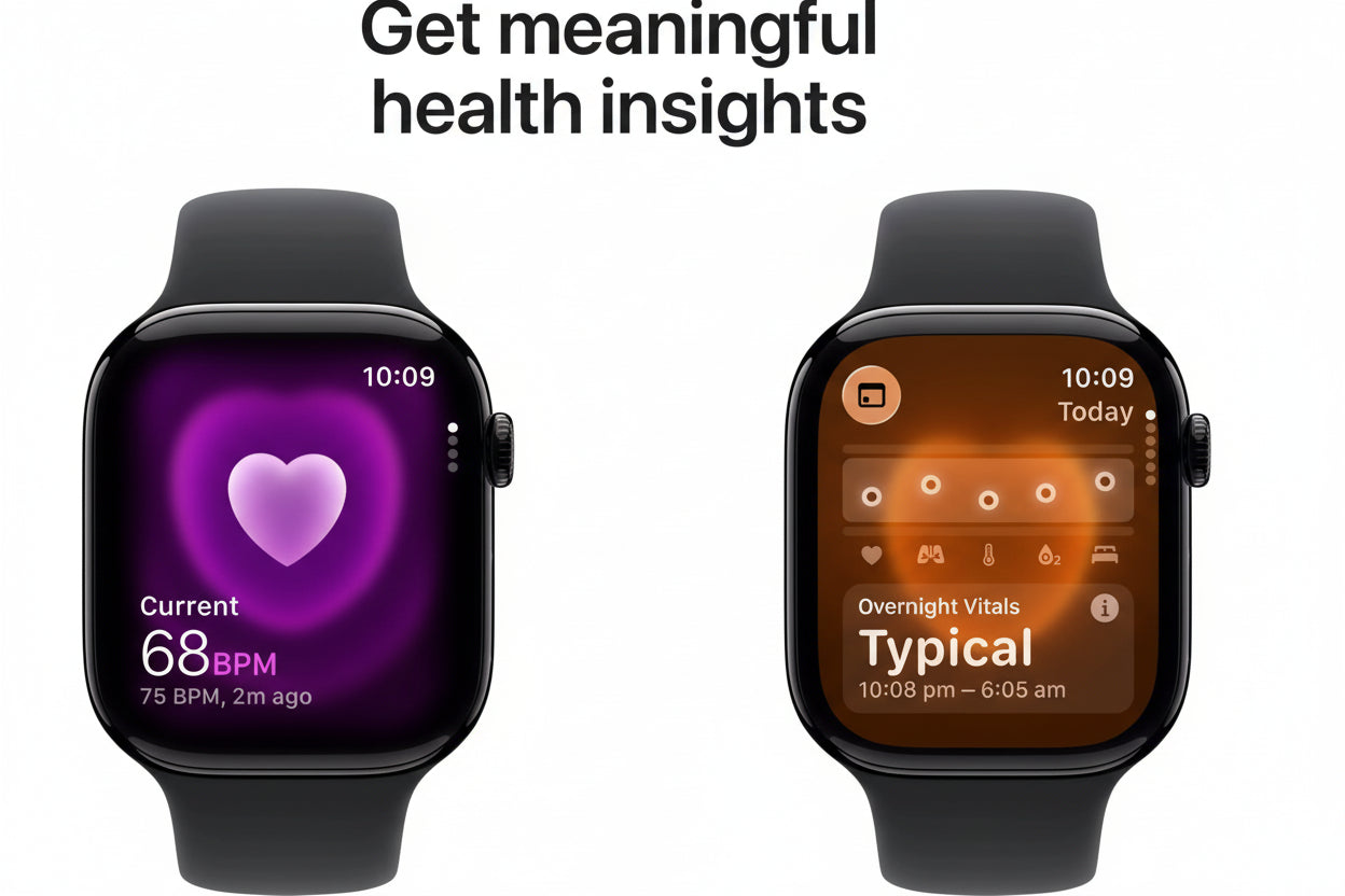 Apple Watch Series 11 46mm Jet Black Aluminium Case GPS Sport Band (M/L) – Black APPLE