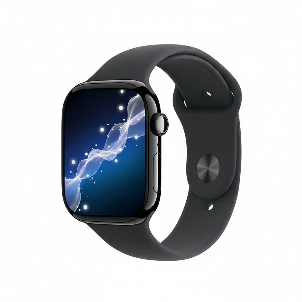Apple Watch Series 10 GPS + Cellular 42mm,46mm - Rose Gold, Silver, Jet Black - Aluminum Case with Sport Band - Good - Refurbished (Copy) Apple