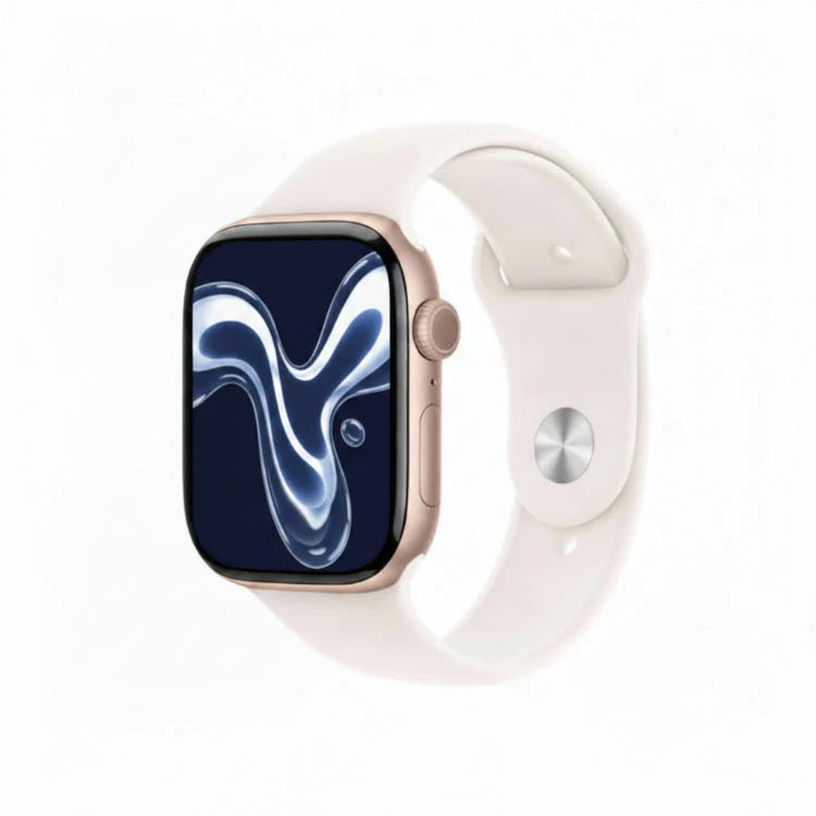 Apple Watch Series 11 46mm, 42mm GPS Aluminium Case - Jet Black, Space Grey, Silver, Rose Gold with Sports Generic Band Smartwatch Acceptable - Refurbished Apple