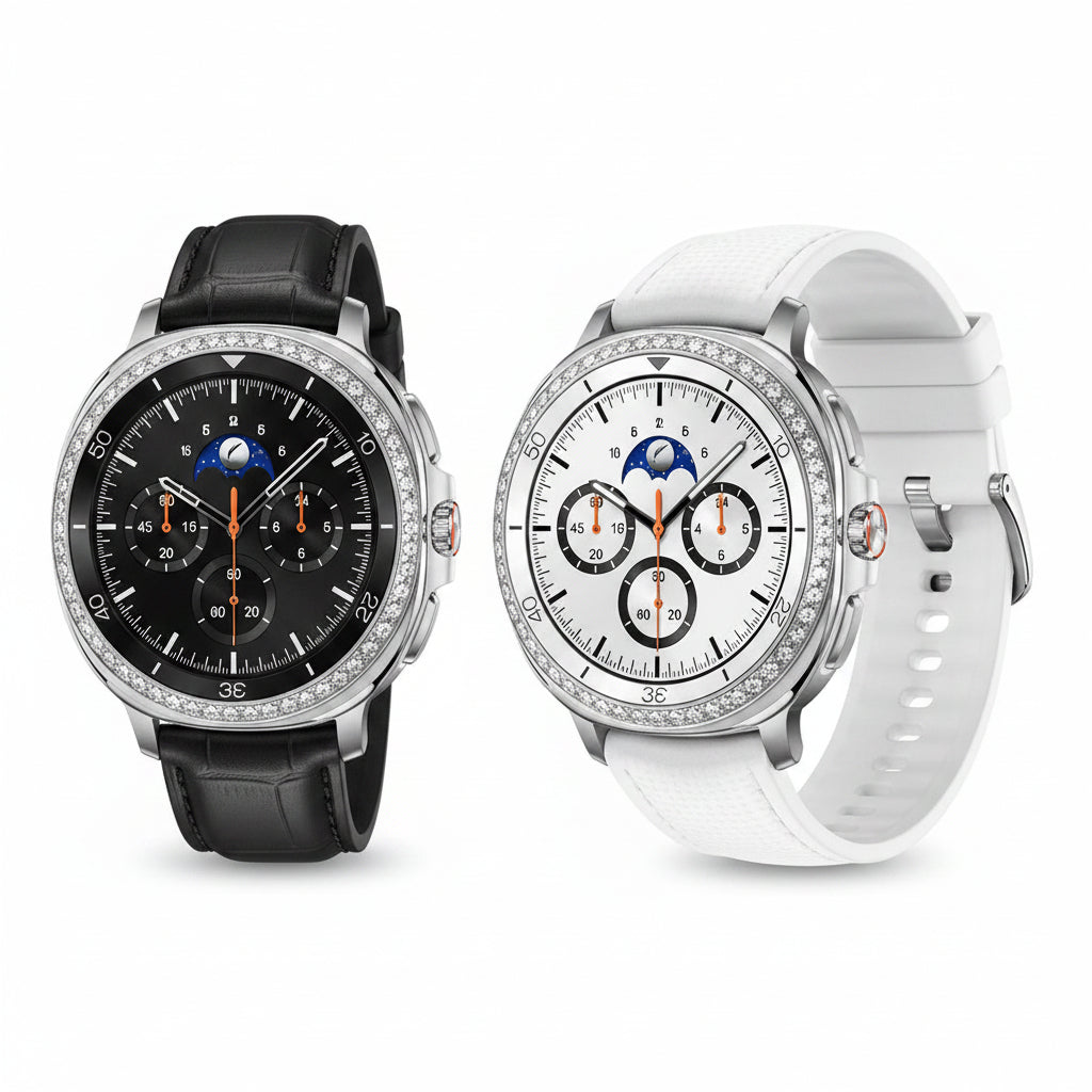 Samsung Galaxy Watch8 Classic Bluetooth - 46mm - Black, White - Acceptable - Refurbished