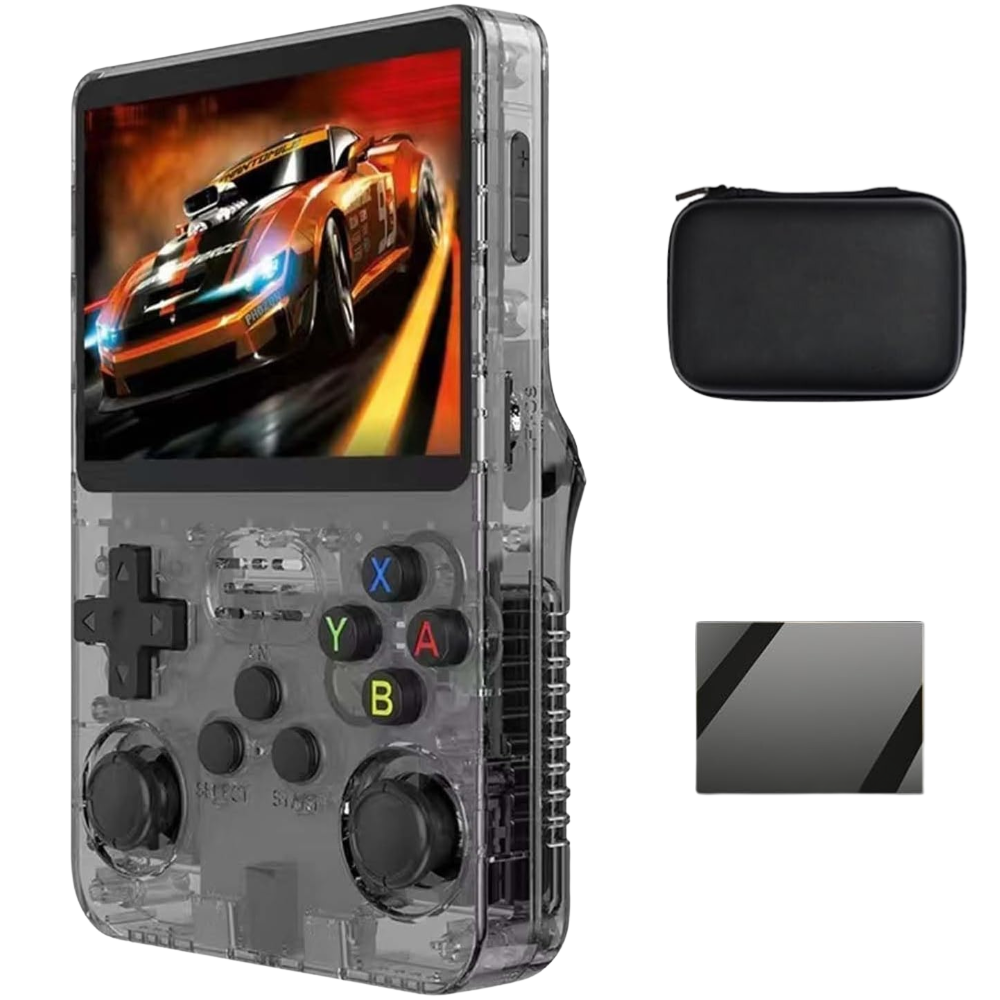 R36S 3.5-inch Handheld Retro Gaming Console - Portable, Open Source Linux System, Emulator Support