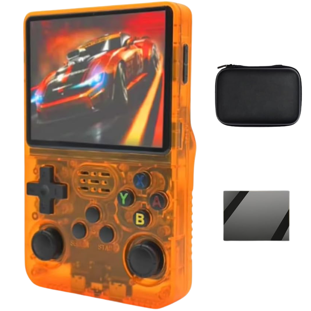 R36S 3.5-inch Handheld Retro Gaming Console - Portable, Open Source Linux System, Emulator Support