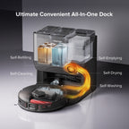 Roborock S8 Pro Ultra Robot Vacuum & Mop Cleaner With Auto Empty Dock - Black (Open Never Used) Roborock