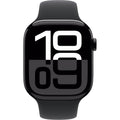 Refurbished Apple Watch Series 10 front view with Rose Gold finish and sport band