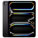 Refurbished unlocked Space Black iPad Pro 13-inch 256 GB — front view, no screen glare