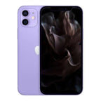 Refurbished unlocked iPhone 12 64GB – front view, display on