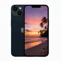 Refurbished iPhone 13 128GB 5G Midnight – front view, smooth body, no scratches