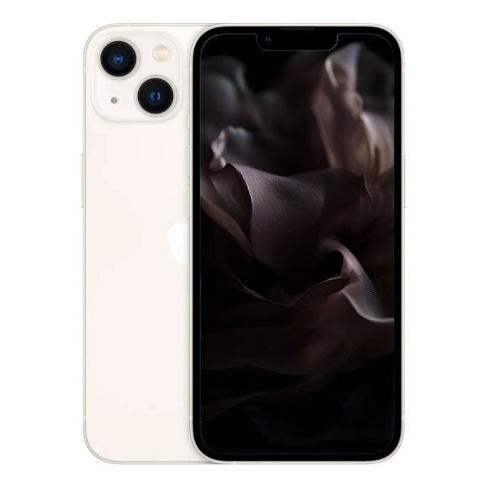 Refurbished iPhone 13 128GB 5G – full-device shot, screen on, polished body