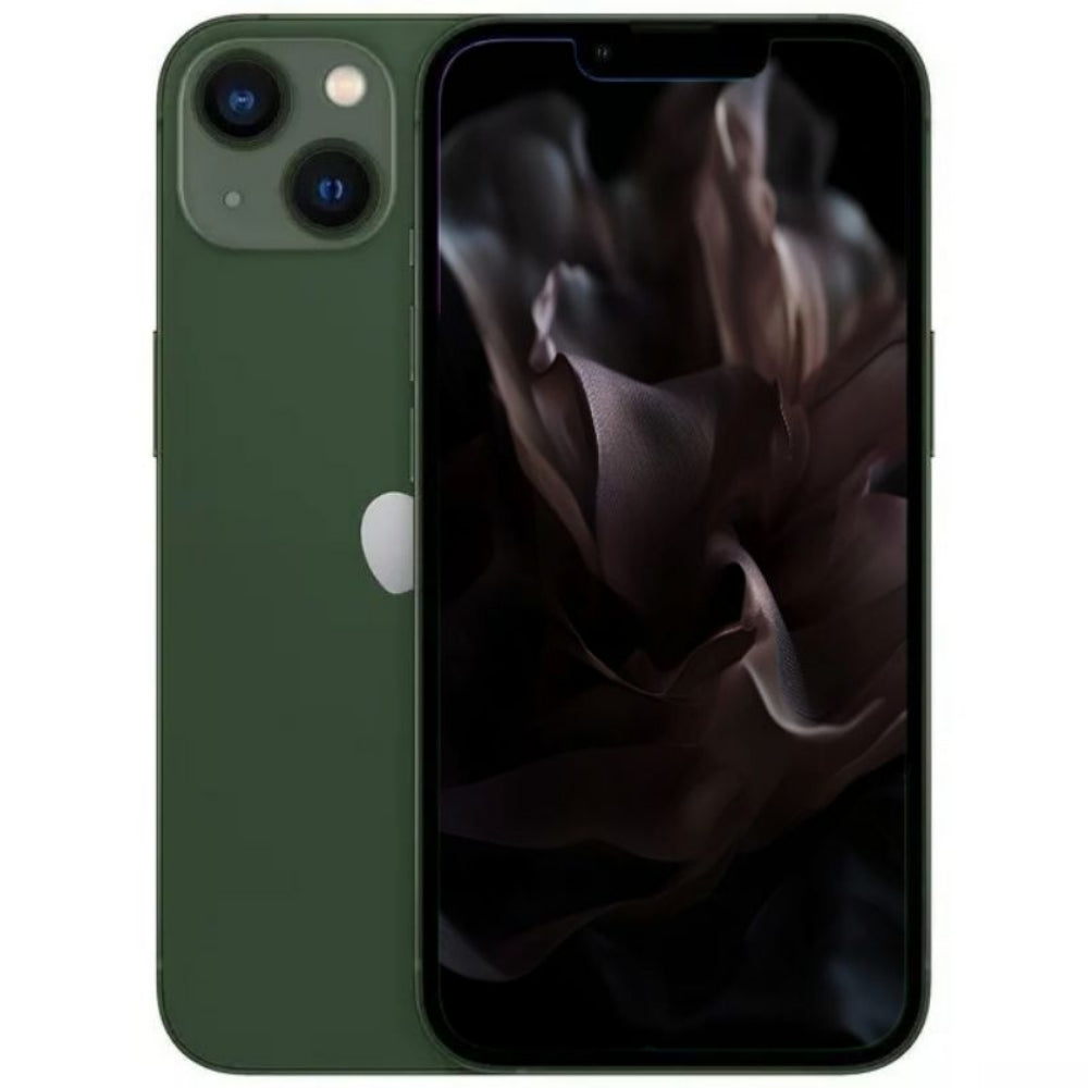 Refurbished iPhone 13 128GB 5G – front-on view with display off, clean frame