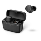 BlueAnt Pump Air Lite 2 black earbuds on white background