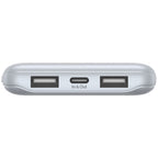 Belkin BoostCharge 10,000mAh Power Bank - USB-C 15W, Dual USB-A - Light Blue