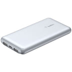 Belkin BoostCharge 10,000mAh Power Bank - USB-C 15W, Dual USB-A - Light Blue