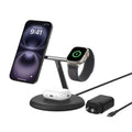 Belkin Boost Charge Pro black 3-in-1 charging stand front view
