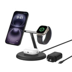 Belkin Boost Charge Pro black 3-in-1 charging stand front view