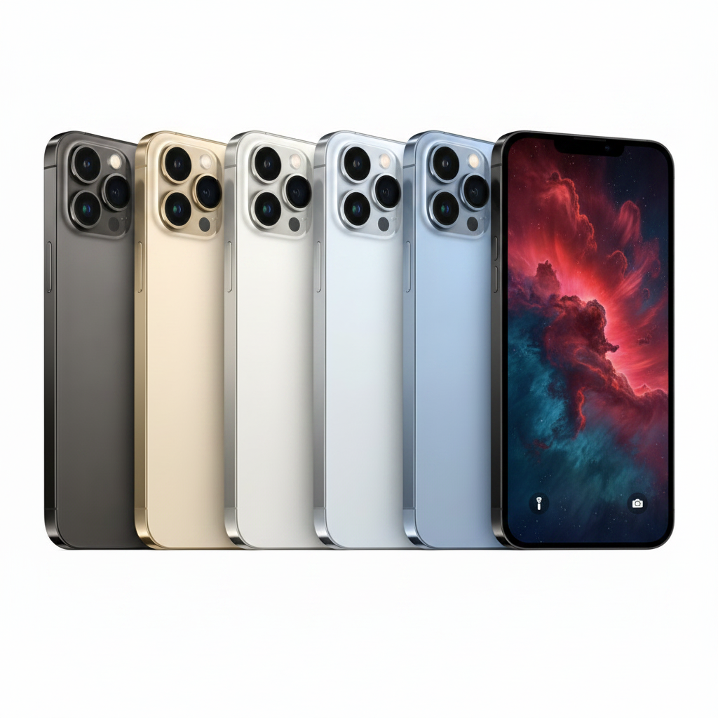 Apple iPhone 13 Pro – 128GB / 256GB / 512GB / 1TB – Graphite, Gold, Silver, Sierra Blue, Alpine Green - Acceptable - Refurbished Apple